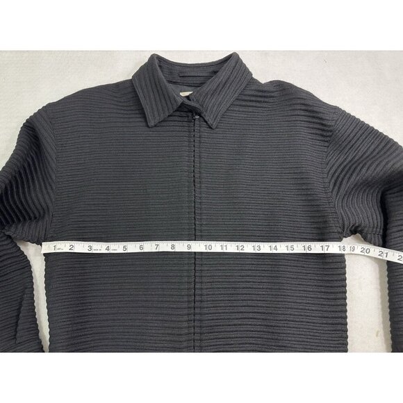 Aritzia Le Four Ribbed Virgin Wool Blend Full Zip Jacket Women’s 2 EUC - Picture 7 of 8